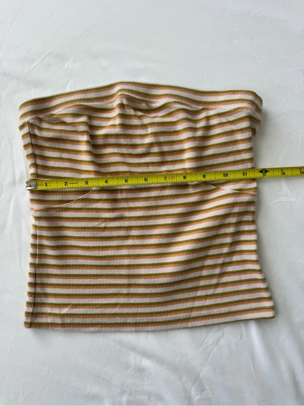 BDG Strapless Striped Tube Top - Size Medium - Picture 6 of 6